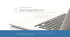 Desktop Screenshot of matprelab.com